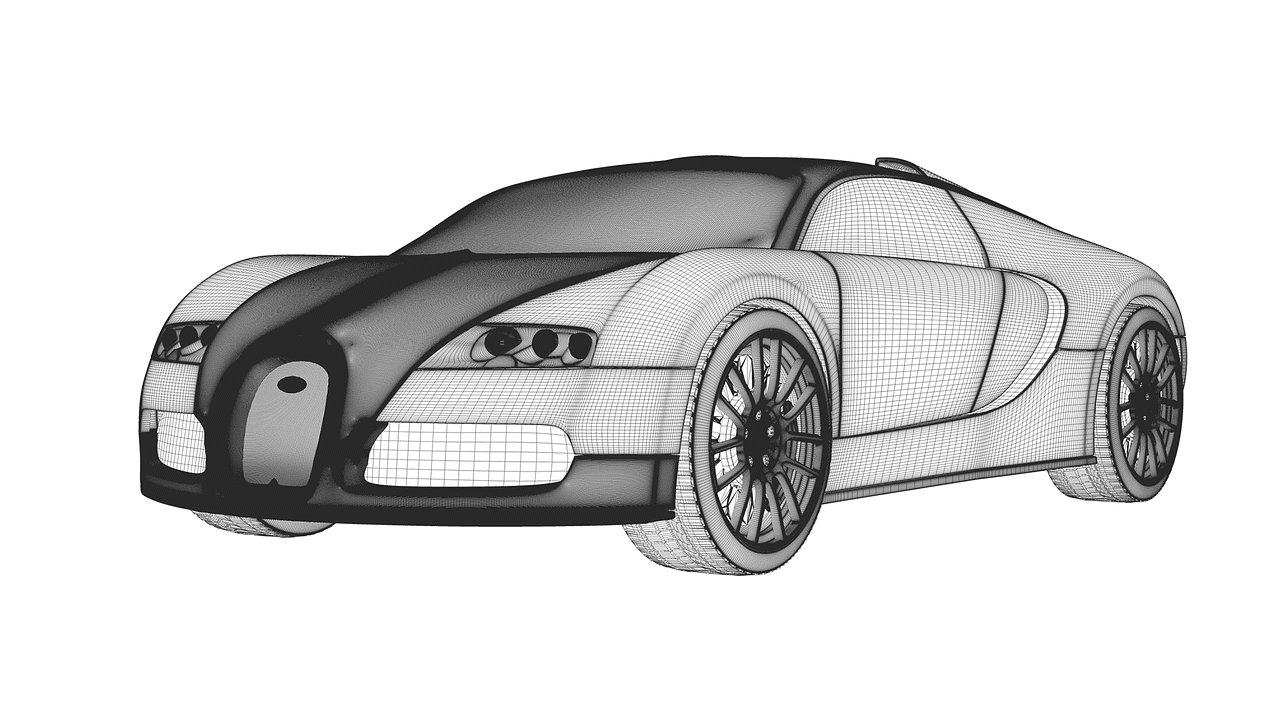 How to Draw a Bugatti Veyron 1