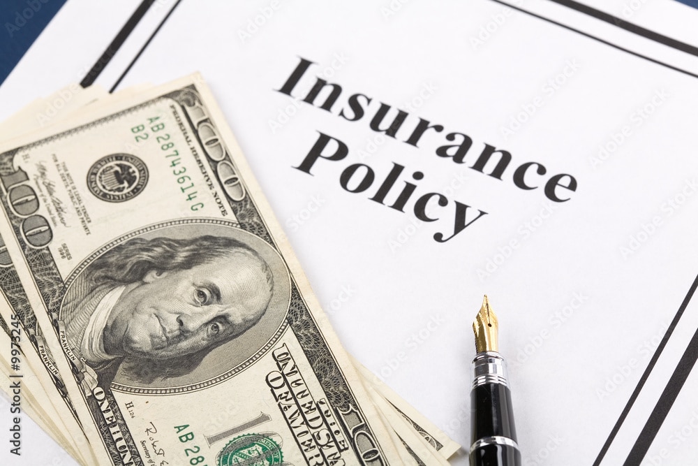 Insurance Policy, Life; Health, car, travel, for background