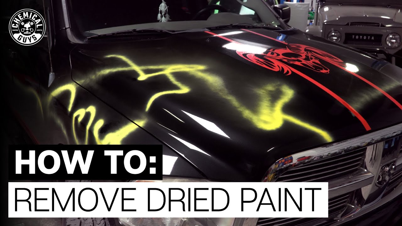 How To Remove Spray Paint Without Damaging Paint Underneath